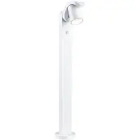 Paulmann Lámpara de poste LED Cuff, con sensor de movimiento (IR) y control de luz ambiental