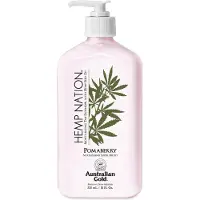 Australian Gold Loción Para Cuerpo Y Cabello Hemp Nation Pomaberry Tan Extender 535 Ml