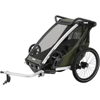 Thule - Carritos deportivos - Chariot Lite Single Vintage Green - Caqui