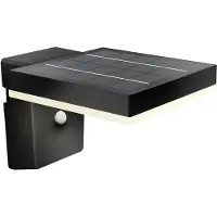 Philips , aplique de pared Zonal, 1,3 W, luz exterior para pared, color negro, plástico, IP44, ideal para terraza y jardín, clase III
