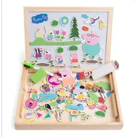 Pipsa Possu Pizarra Magnética Wooden Magnetic Blackboard