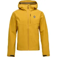 Black Diamond - Ropa para esquí de travesía - M Dawn Patrol Softshell Amber de Softshell - Talla M - Amarillo