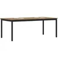 vidaXL - Mesa rectangular de 200 x 100 x 75 cm, fabricada en material de madera