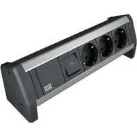 Bachmann Mesa , 1 interruptor, 3 enchufes CEE 7/3