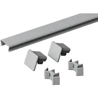 Rittal TS: Cubierta superior para montaje en serie, color RAL 7035