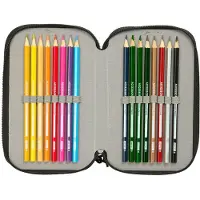 Safta Estuche Graffiti Splash 12.5x19.5x5.5 Cm Triple