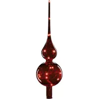 Krinner 76032, Adorno navideño, Vidrio, Rojo, Transparente, AA, 290 mm, 1 unidad