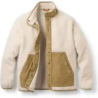 Passenger - Clover Sherpa Fleece Jacket W Vintage White para Mujer - Talla M - Blanco