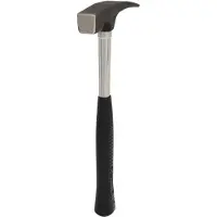 Ks Tools 140.2030, Martillo de albañil, Acero, Acero, Negro, 27 cm, 800 g