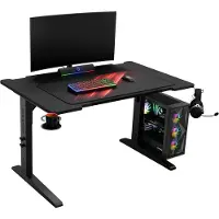 Genesis Mesa de juego Gaming HOLM Modular, 120 cm, color negro