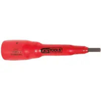 Ks Tools : Juego de vasos de 3/8" con aislamiento protector para tornillos hexagonales interiores, de 6 mm, 180 mm de longitud (117.3874)