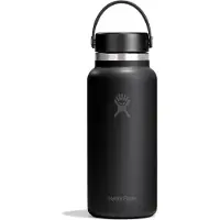 Hydroflask - Wide Mouth With Flex Cap 2.0 - Botella térmica size 946 ml, negro