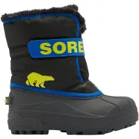 Sorel - Apreski - Little Kids Snow Commander Black Azul - Talla Infantil 28 - Negro