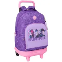 Safta Mochila Con Ruedas K-pop Demon Hunters Battle Compact Evolutive 33l
