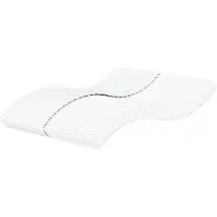 vidaXL Colchón de espuma blanco , 180x220 cm, firmeza H2/H3