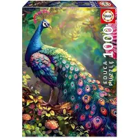 Educa Rompecabezas Del Jardín Del Pavo Real 1000 Piezas