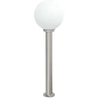 vidaXL Lámpara de poste con sensor, 80 cm, acero inoxidable, IP44