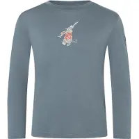 Super.natural - Kid's Bunny L/S - Camiseta de manga larga de merino size 140, gris