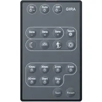 Gira : Mando a distancia para notificación de presencia. 211500