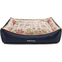 Merkloos Cama para perros, impermeable, con cojines removibles y bolsa de transporte