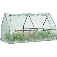 Martom Mini invernadero para balcón, túnel de jardín, semillero de plástico, ideal para tomates. Dimensiones: 180 x 92 x 90 cm