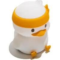 Muitomas SILLAMPDUCKC, Figura decorativa iluminada, Blanca, Silicona, Ambiente, Versátil, Botones