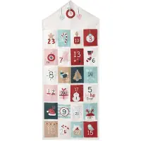 Merkloos Calendario de Adviento de tela para niños y adultos