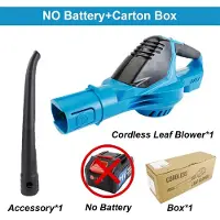 StarTech.com Soplador eléctrico de hojas - Modelo H28, soplador de aire a batería - Motor sin escobillas - 5500 W - 46.000 RPM - 18 V - Sin batería ni enchufe