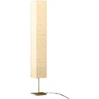 vidaXL Lámpara de pie, lámpara de pie, lámpara de pie beige con pantalla de papel de arroz, de tres luces, con interruptor en el pie, lámpara de lectura para salón, dormitorio u oficina, 170 cm