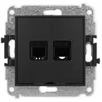 Karlik ICON, caja de conexión para teléfono/ordenador, color mate