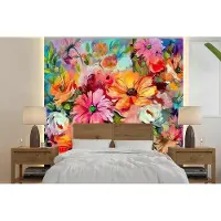OEM Papel pintado artístico, con técnica de óleo, de 350 cm de ancho por 350 cm de alto