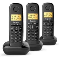 Gigaset Teléfono Fijo Inalámbrico Basic 100 3 Unidades
