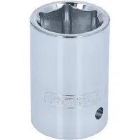 Ks Tools Llave de vaso hexagonal de 3/4", corta, de 1"