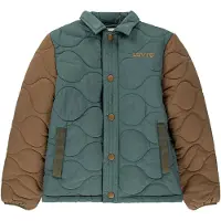 Levi's Boys Quilted Shirt Jacket Darkforest Talla: 14Y | Chaquetas Outlet | kids