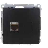 Kontakt-Simon Conector RJ45 para computadora, categoría 6, con blindaje simple y tapa antipolvo (módulo). Color . Modelo BM61E.01/49