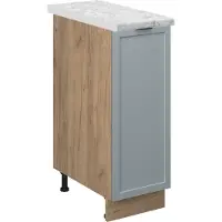 Vicco Armario de farmacia Fame-Line Azul claro-gris 30 cm , ET Mármol, Model 50837