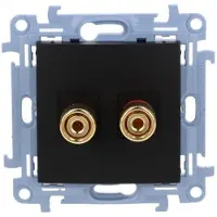 Kontakt-Simon Conector para altavoz individual (10 unidades) - 1 carcasa para altavoz (módulo). Sección del cable de salida: 6 mm², color mate, modelo CGL2.01/49