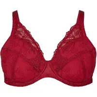 Zizzi Sujetador rojo carmesí