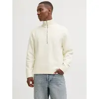 Jack & Jones Jack & JonesSudadera Con Media CremalleraXSBlanco