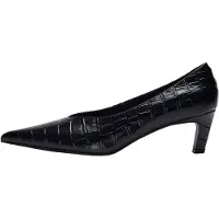 Selected Cuero Zapatos De Tacón Mujeres Negro 37
