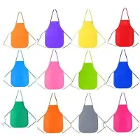 OEM Delantal de arte para niños, fabricado con tela no tejida resistente al agua, de 133 x 38 cm, ideal para niños de 3 a 7 años, duradero y respetuoso con el medio ambiente