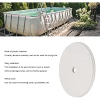 Markenlos Cubierta de repuesto para skimmer de piscina, 8 pulgadas, de plástico transparente y resistente