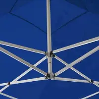 OEM Tienda de campaña de aluminio para eventos, con toldo para sombra y techo impermeable, de 3x3 metros, estructura ligera, color azul