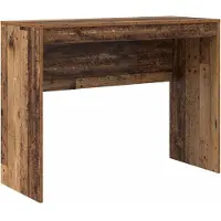 Merkloos Solidchoice - Escritorio compacto de madera envejecida, 100 x 40 x 76 cm, ideal para trabajar en casa