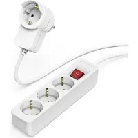 Hama 223081 Powerplug 4-fach Steckdosenleiste 1,4 m weiß