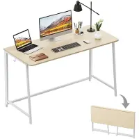 Merkloos Solidchoice - Mesa plegable de 120 cm para espacios pequeños