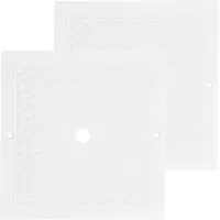 Merkloos Tapa para skimmer de piscina, 25,5 cm - Reemplazo para piscinas y spas - Paquete de 2 unidades - Sellado perfecto - Pieza para el mantenimiento de piscinas - Adecuado para...