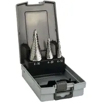 Bosch 2608587426: Juego de brocas escalonadas HSS , de 3 piezas