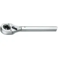 Gedore Llave de trinquete con anillo de inserción de 27 mm, 4 puntas, modelo 41 V 27