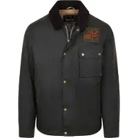Barbour - Chaquetas - B.Intl Workers Wax Jacket Sage de Algodón - Talla M - Negro